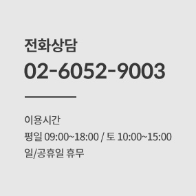 전화상담 02-6052-9003