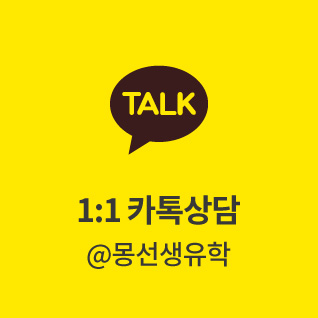 1:1 카톡상담 @몽선생유학